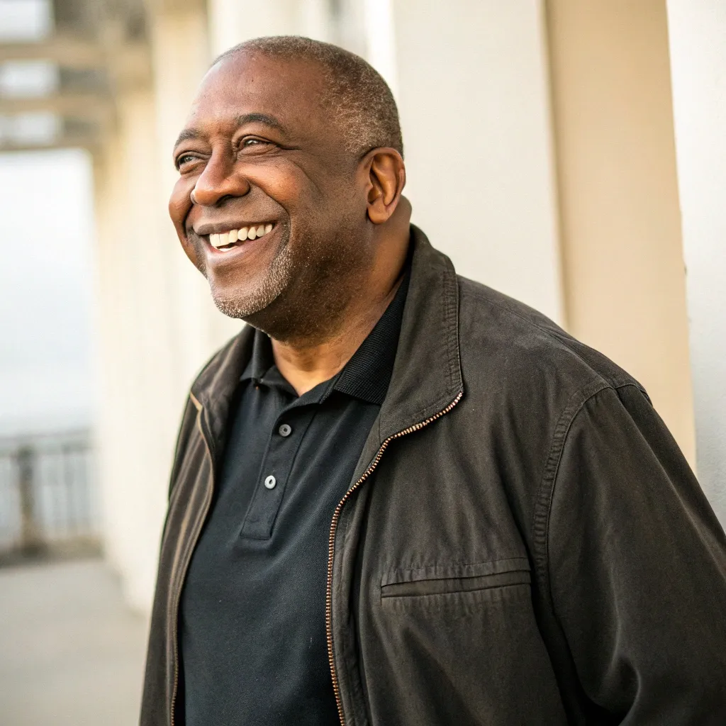 John Thompson smiling